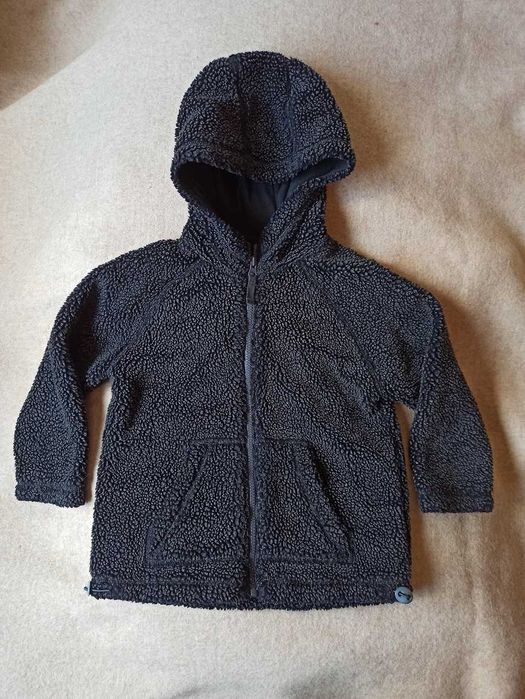 Gruba bluza-kurtka polarowa Marks & Spencer, r. 122