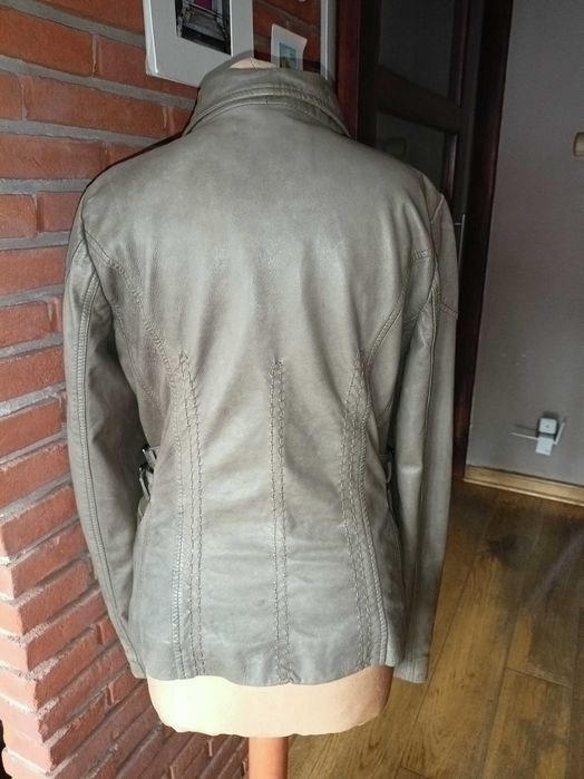 Max Mara skórzana kurtka ramoneska 40