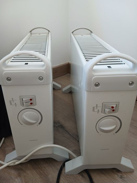 2 radiadores elétricos