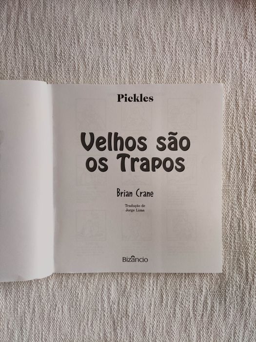 Livro "Pickles: Velhos são os trapos"