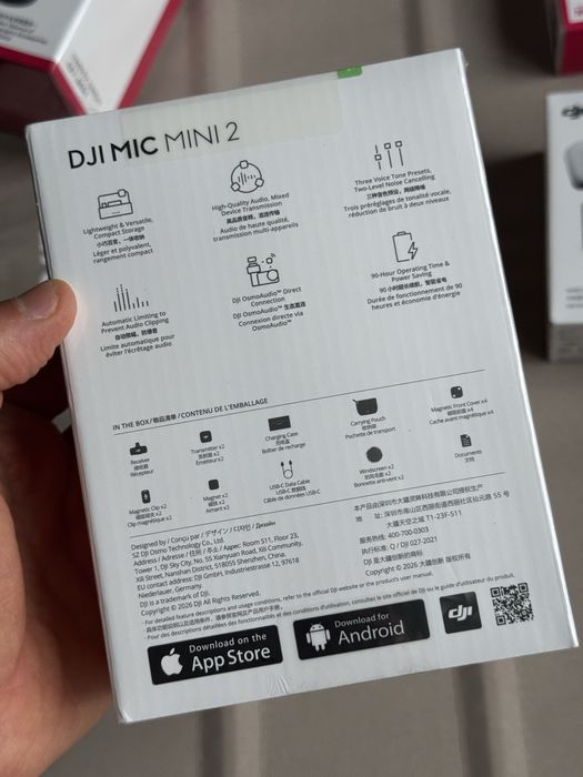 Мікрофонна радіосистема DJI Mic Mini 2 (2 TX + 1 Mobile RX + Charging Case)
