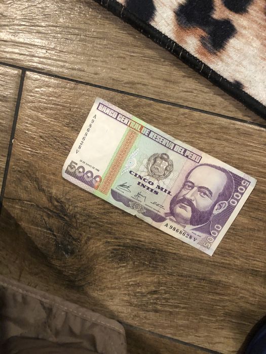 Banknot 5000 peru