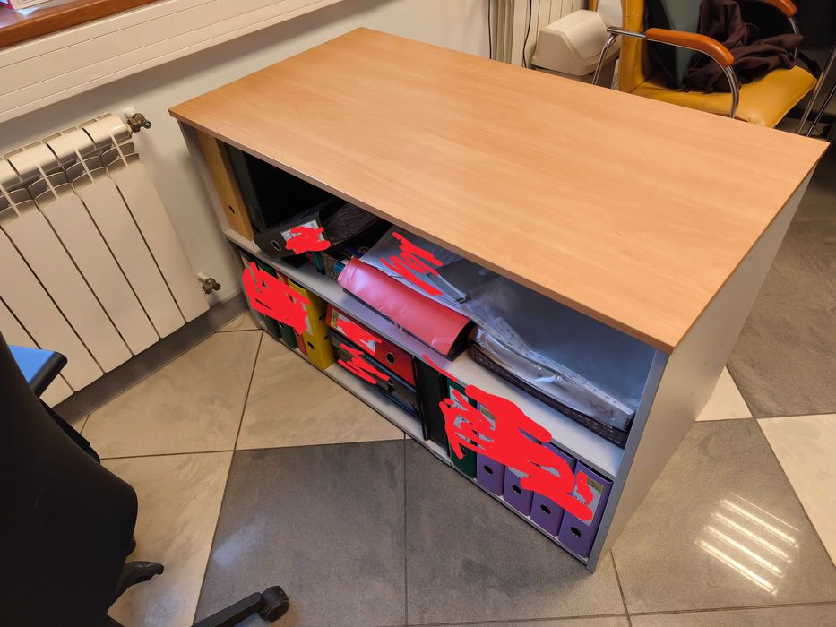 Szafka  regał  biurowy na segregatory