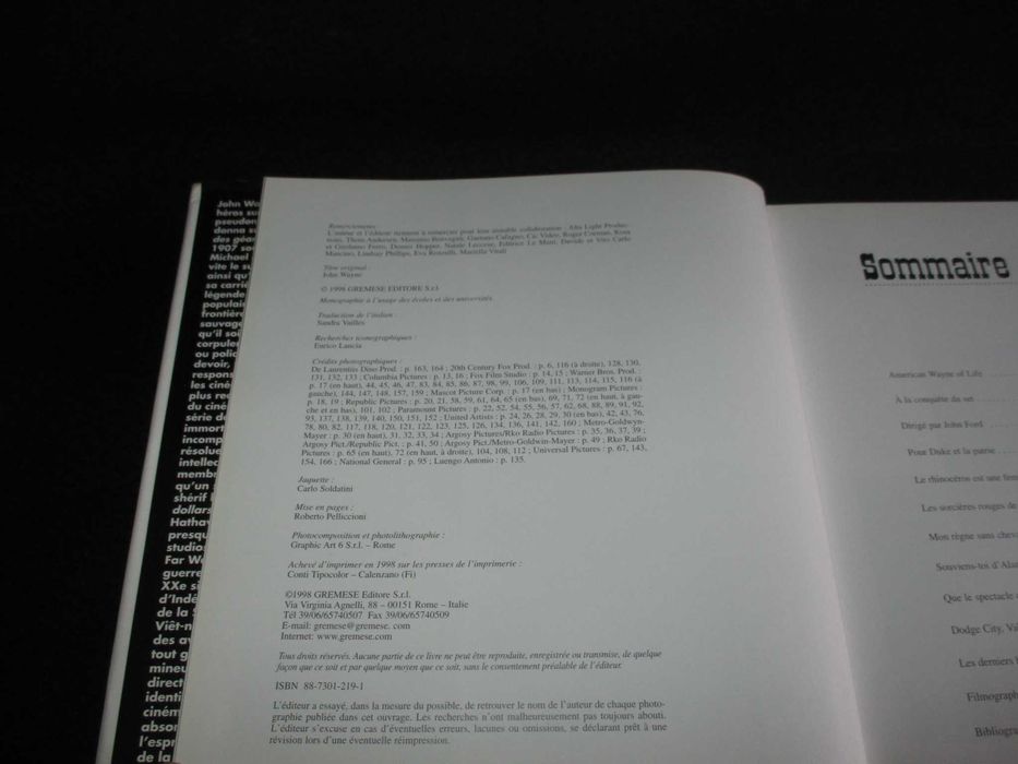 Livro John Wayne Anton Giulio Mancino