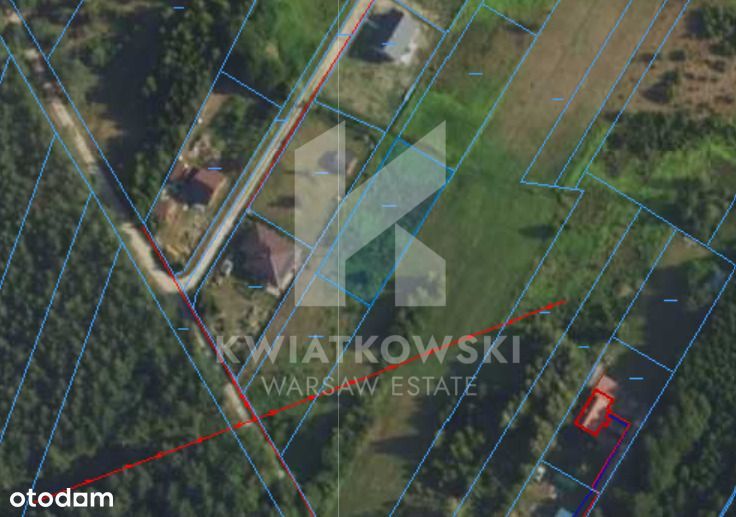2 x Działka 1270 m² | Kąck, ul. Partyzantów | las - Widok 5