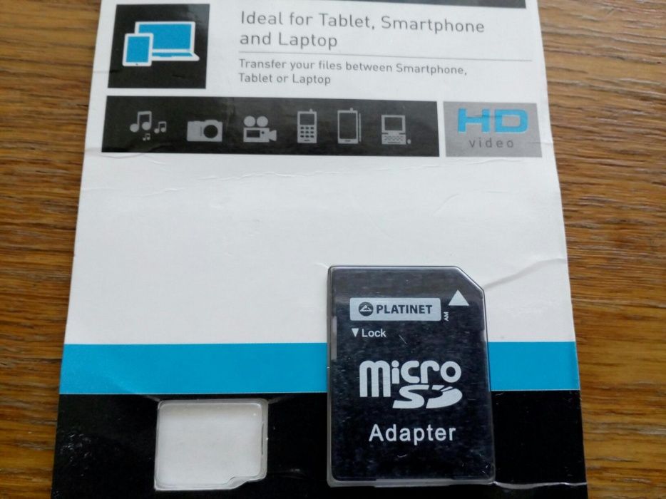 NOWY adapter do karty pam.micro SD do aparatu,laptopa