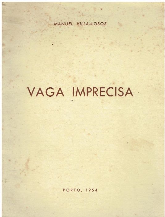 8919 Vaga Imprecisa de Manuel Villa Lobos