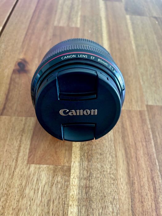 Canon EF 85mm f1.2 L ii usm + filtro UV Hoya + Para-sol