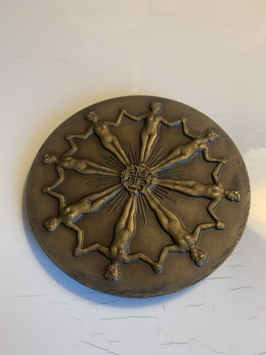 Medalhão Comemorativo de bronze