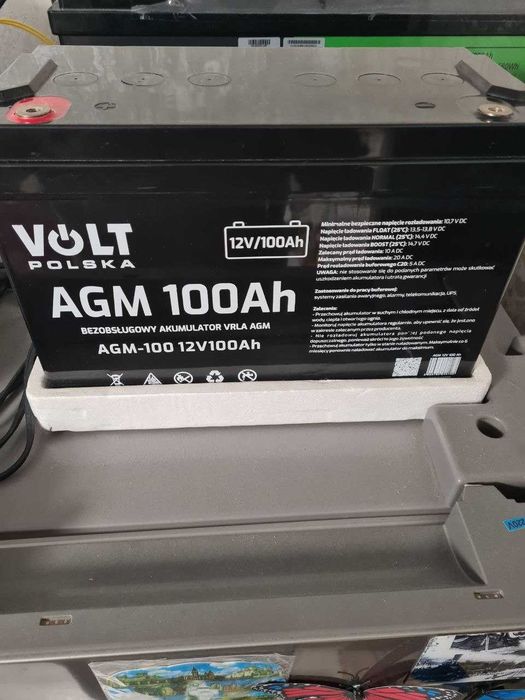 Акумуляторна батарея Volt Polska AGM 12V 100Ah VRLA (6AKUXAG100)