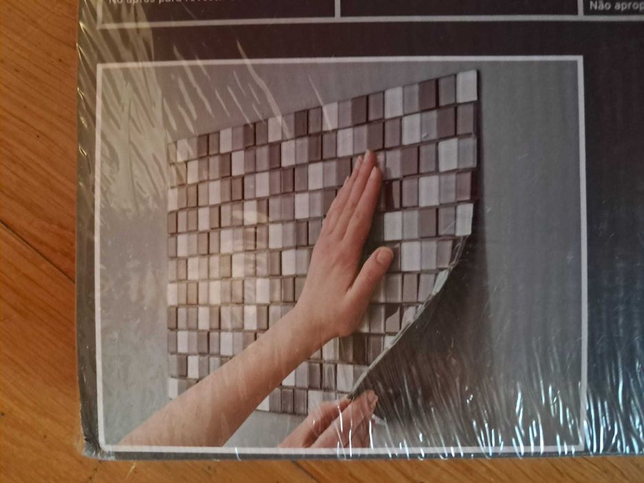 Painéis Azulejo Vidro Mosaico autocolante cozinha pastilhas