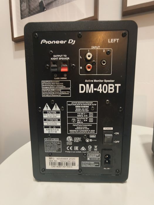 Monitory Pioneer DJ DM-40BT