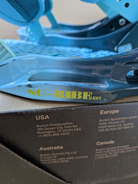Burton Scribe EST M wiązania snowboardowe snowboard Union damskie