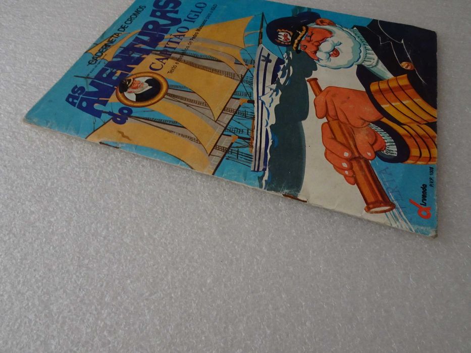Caderneta de cromos As Aventuras do Capitão Iglo - tem 74 cromos