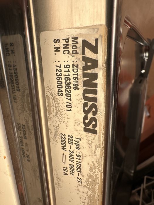 Посудомийна машина Zanussi ZDT5195