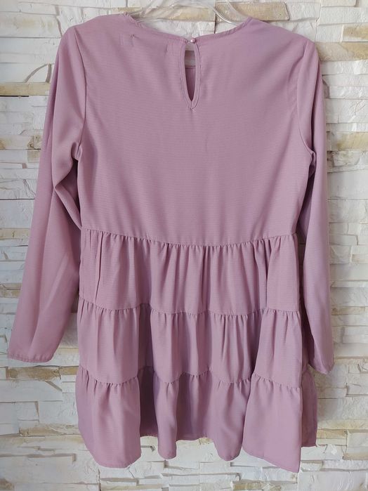Sukienka luźna trapezowa warstwowa r.38 M Missguided
