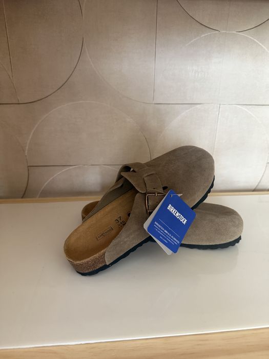 Birkenstock Boston Taupe nº 37 – Novas com Etiqueta