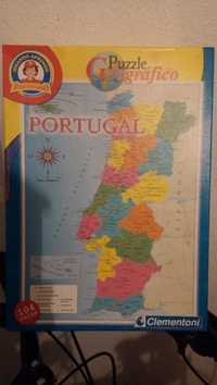 Jogo de mapa dos distritos portugueses