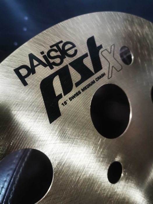 NOWY Paiste PSTX 18" talerz perkusyjny efektowy crash. Perkusja