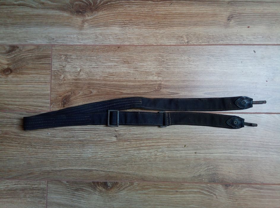 niemiecki pasek do chlebaka granatowy LW