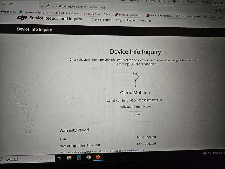 Gimbal DJI Osmo mobile 7 Nowy Oryginalny