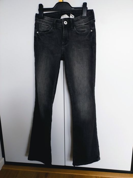 Spodnie jeansy dzwony H&M r. 158