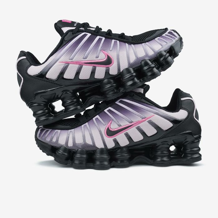 36-41 Nike Shox TL Black Purple Pink / Женские Кроссовки Nike