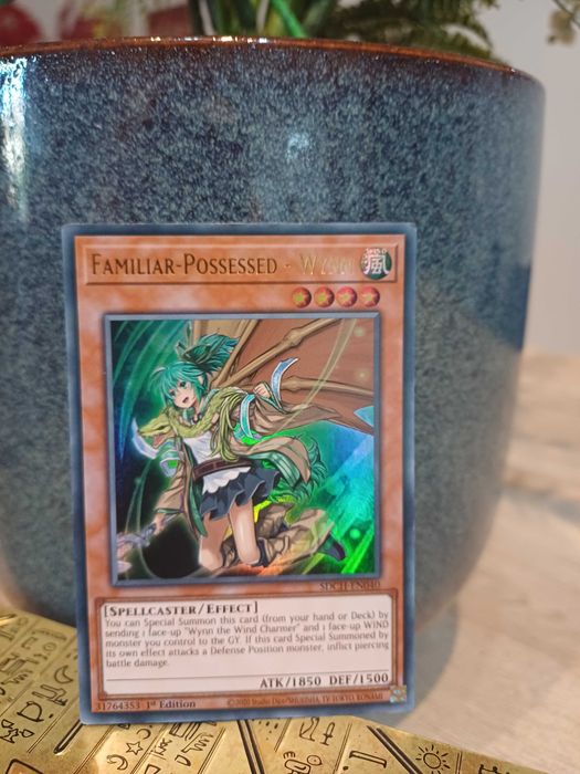 Carta Yu-Gi-Oh! - Familiar-Possessed - Wynn  - 1ª Edição