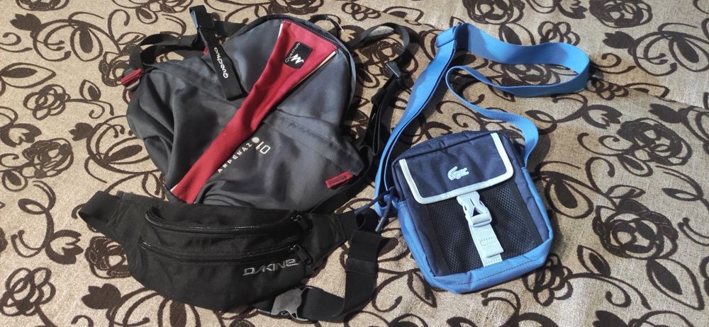Сумкиоріг.. Lacoste, DAKINE, Quechua.