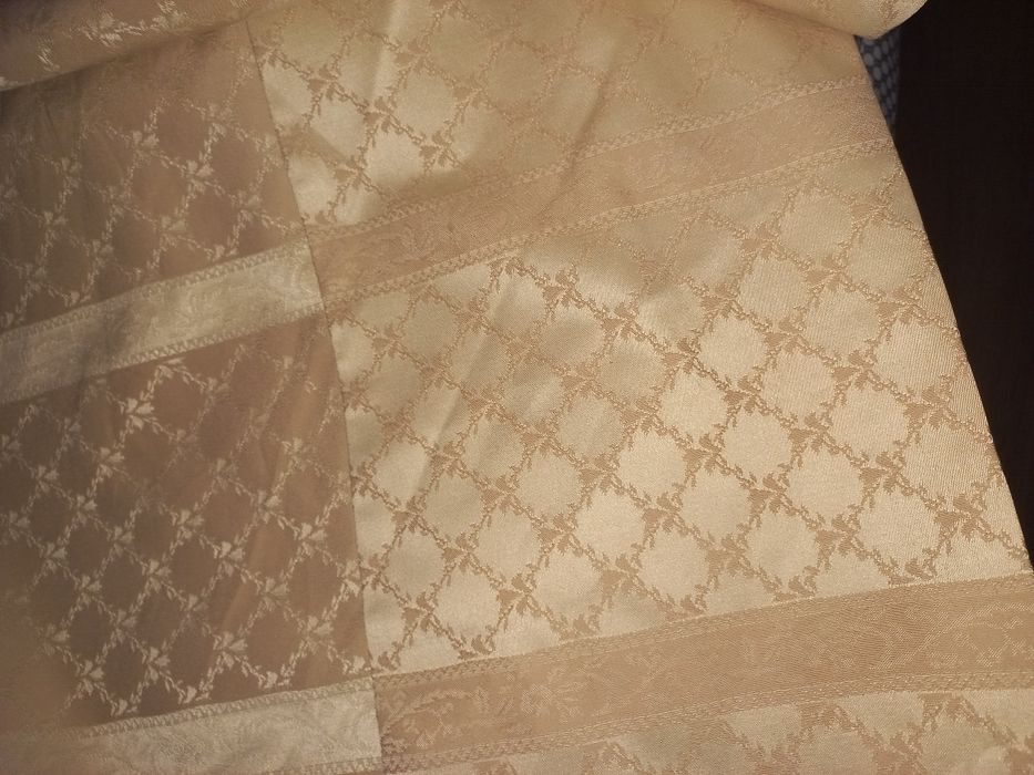 Cortinas beje vintage