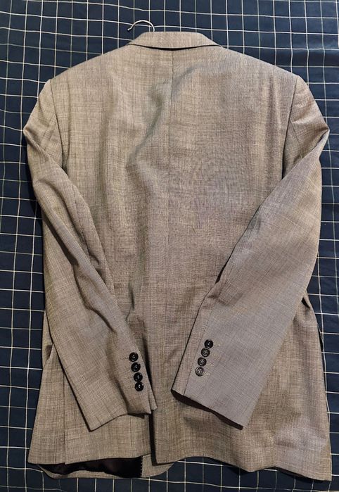 Fato de lã Giovanni Galli cinzento