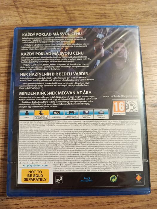Gra uncharted 4 PS4 wersja pl dubbing