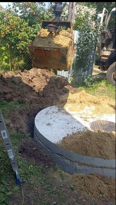 Монтаж каналізаційних колодців кілька годин, вигрібна яма, сливная яма