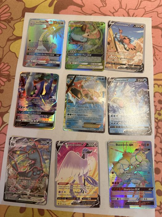 Karty kolekcjonerskie Pokemon 9 szt