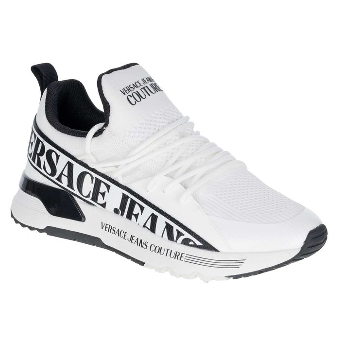 VERSACE JEANS COUTURE efektowne męskie sneakersy FONDO DYNAMIC white