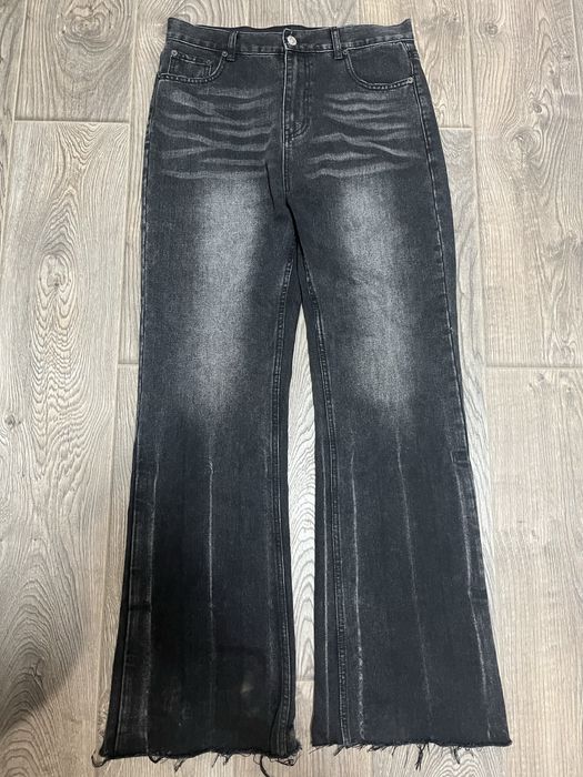 balenciaga flared jeans