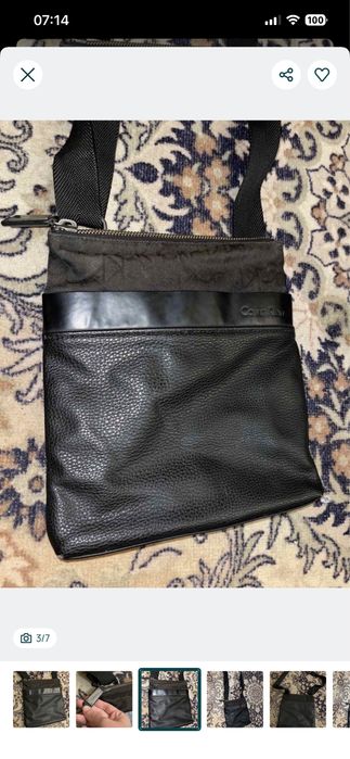 Мужская сумка Calvin Klein оригинал натур кожа