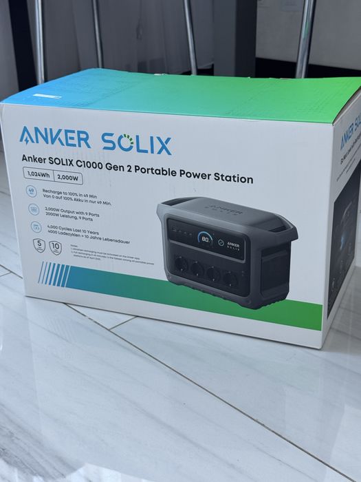 Зарядна станція Anker Solix C1000 Gen 2 станция 2000w 1024wh
