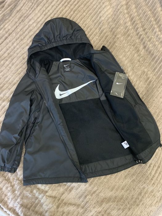Куртка- Найк, Ветровка на флисе  NIKE Детская рост  от 98-146