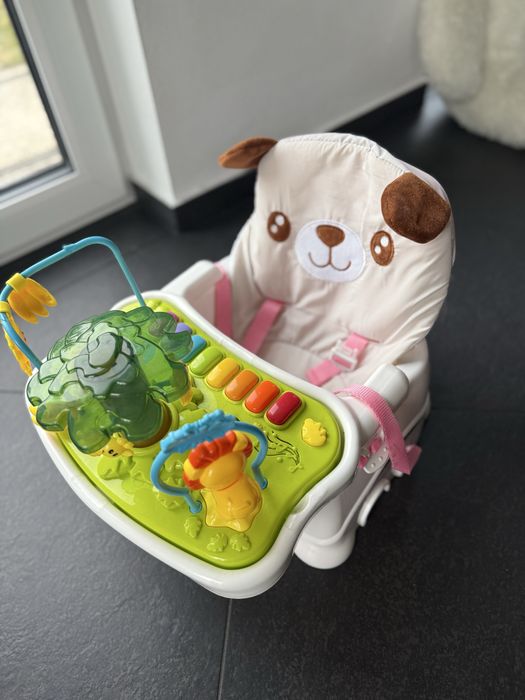 Krzeselko fotelik 2w1 karmienie i zabawa dla niemowlaka