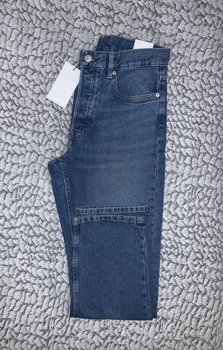 Джинси прямі сині чоловічі базові Regular Straight Leg Zara