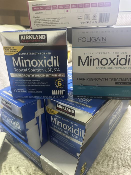 Minoxidil 100 % original a pronta entrega-kirkland e Foligain
