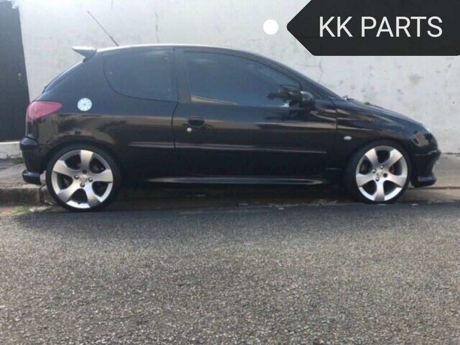 SPOILER AILERON PALA LIP ABA LÂMINA PEUGEOT 206 GTI RC Material Novo
