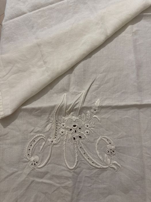 Toalha antiga de linho