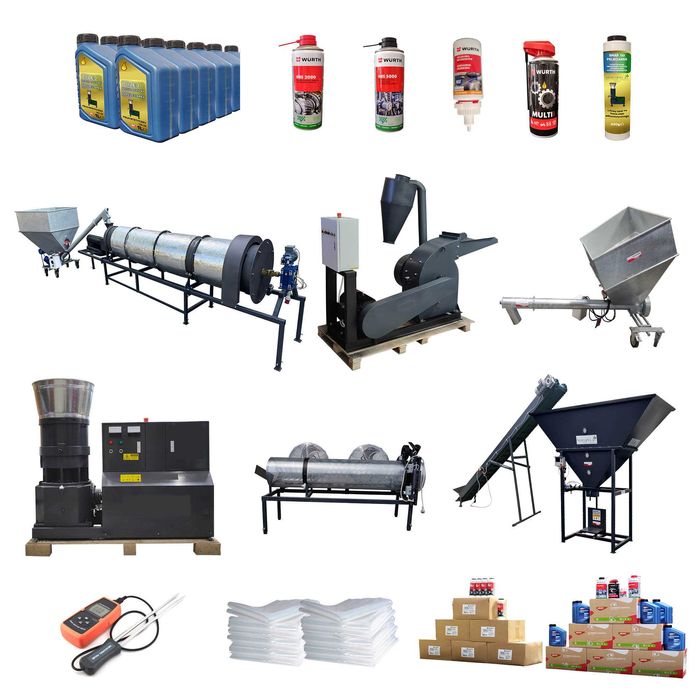 Linia produkcyjna Pellet Suszarnia + Młyn + Silos - NAJLEPSZY ! TOP !