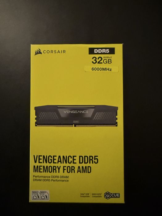 RAM Corsair Vengeance 32GB (2x16GB) DDR6 6000Mhz CL36