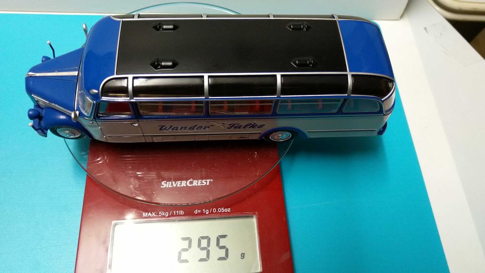 Borgward BO 4000 "Wander Falke" bus: Miniatura Hachette/IXO esc 1/43