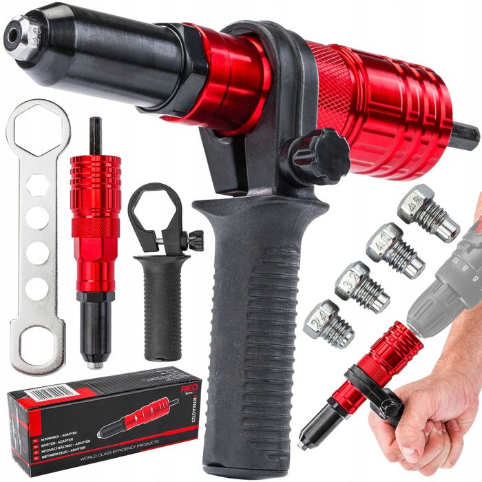 Nitownica na wkrętarkę adapter do nitów