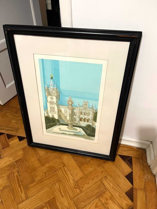 Serigrafia de Ernani Oliveira Câmara Municipal de Sintra 1992