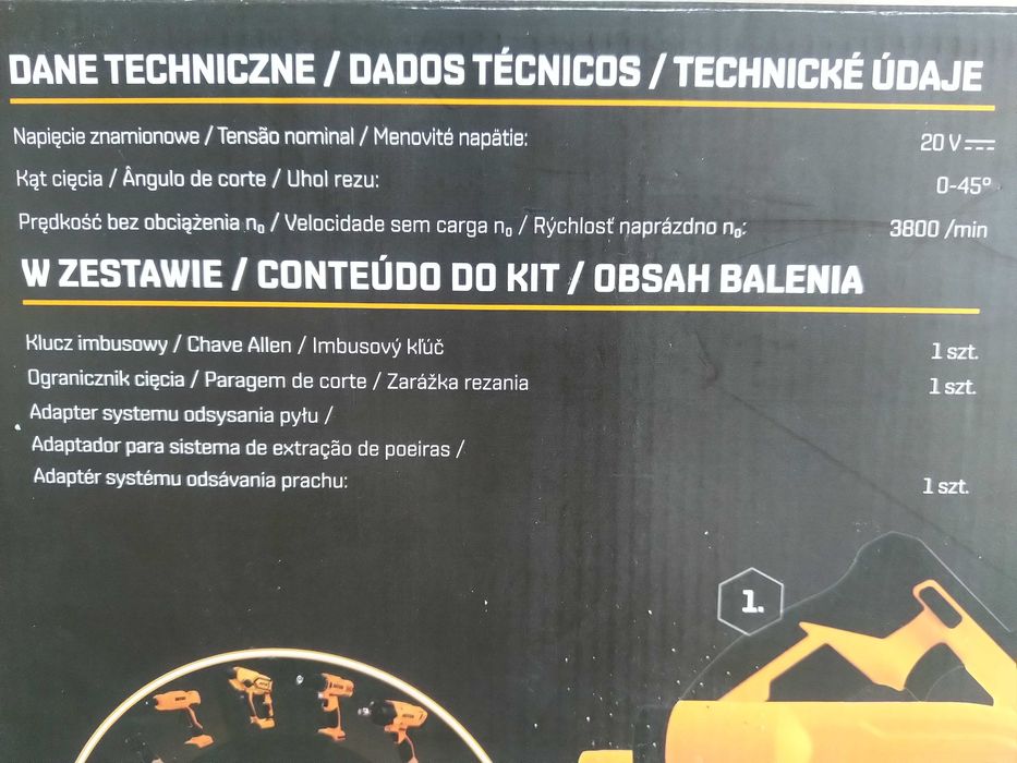 NOWA Akumulatorowa Pilarka Tarczowa 20 Max + Akcesoria NITEO